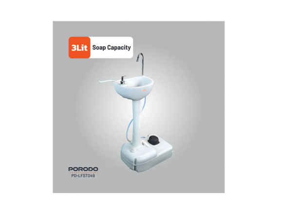Porodo Lifestyle Portable Handwash Station - White | On-the-Go Hygiene Porodo Lifestyle Portable Handwash Station - White | On-the-Go Hygiene